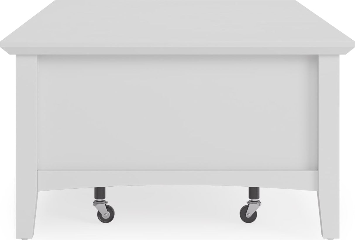 Grace Snowfall Rectangle Coffee Table by Modus Furniture at Eve Furniture