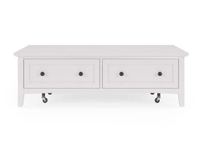 Grace Snowfall Rectangle Coffee Table by Modus Furniture at Eve Furniture