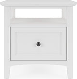 Grace Snowfall Square End Table by Modus Furniture at Eve Furniture