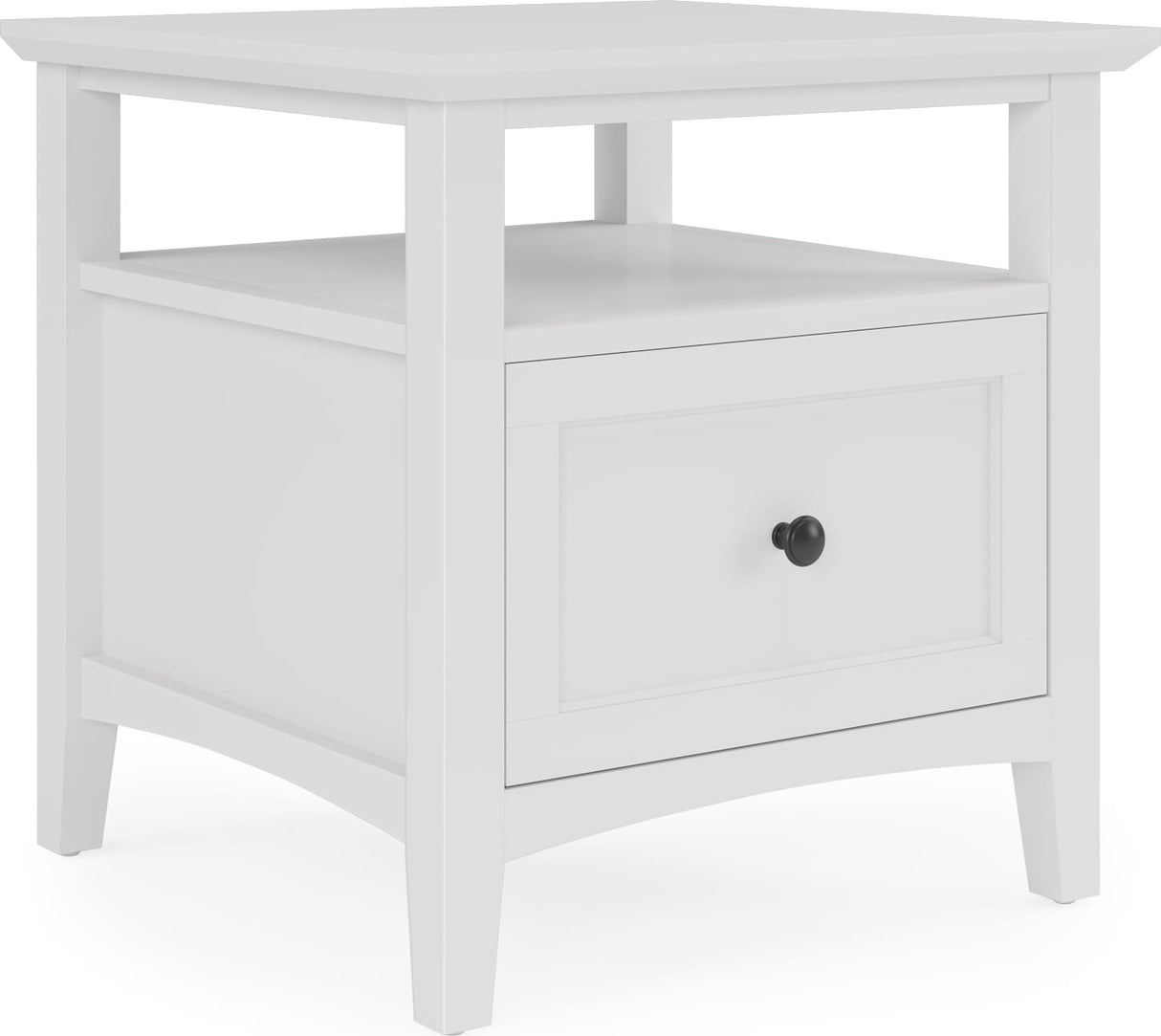 Grace Snowfall Square End Table by Modus Furniture at Eve Furniture