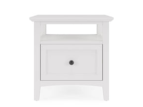Grace Snowfall Square End Table by Modus Furniture at Eve Furniture