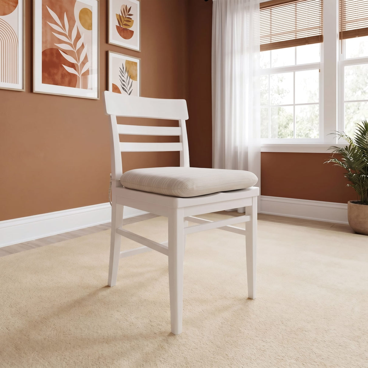 Grace Snowfall Striped Side Chair (Set of 2)