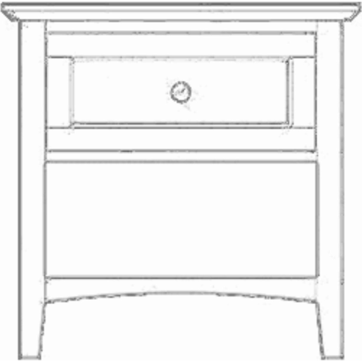 Grace Square End Table - Snfl by Modus Furniture at Eve Furniture