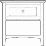 Grace Square End Table - Snfl by Modus Furniture at Eve Furniture