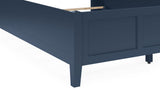Grace Three California King Panel Bed in Blueberry by Modus Furniture at Eve Furniture