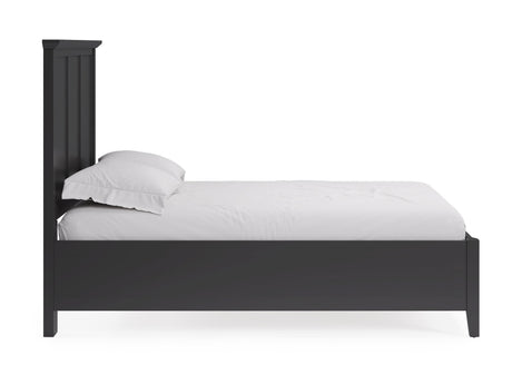 Grace Three California King Panel Bed in Raven Black by Modus Furniture at Eve Furniture