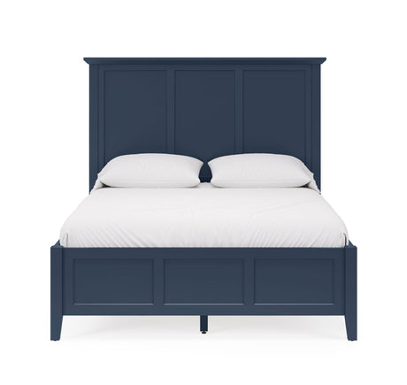Grace Three Eastern King Panel Bed in Blueberry by Modus Furniture at Eve Furniture