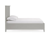 Grace Three Eastern King Panel Bed in Elephant Grey by Modus Furniture at Eve Furniture