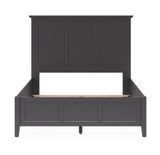 Grace Three Eastern King Panel Bed in Raven Black by Modus Furniture at Eve Furniture