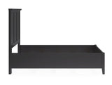 Grace Three Eastern King Panel Bed in Raven Black by Modus Furniture at Eve Furniture