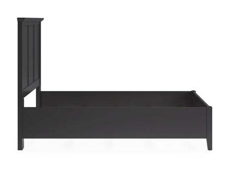 Grace Three Eastern King Panel Bed in Raven Black by Modus Furniture at Eve Furniture