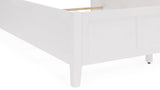 Grace Three Eastern King Panel Bed in Snowfall White by Modus Furniture at Eve Furniture