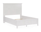 Grace Three Eastern King Panel Bed in Snowfall White by Modus Furniture at Eve Furniture