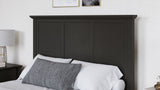 Grace Three Full Panel Bed in Raven Black by Modus Furniture at Eve Furniture