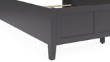 Grace Three Full Panel Bed in Raven Black by Modus Furniture at Eve Furniture