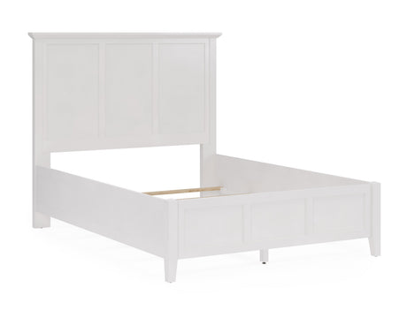 Grace Three Full Panel Bed in Snowfall White by Modus Furniture at Eve Furniture