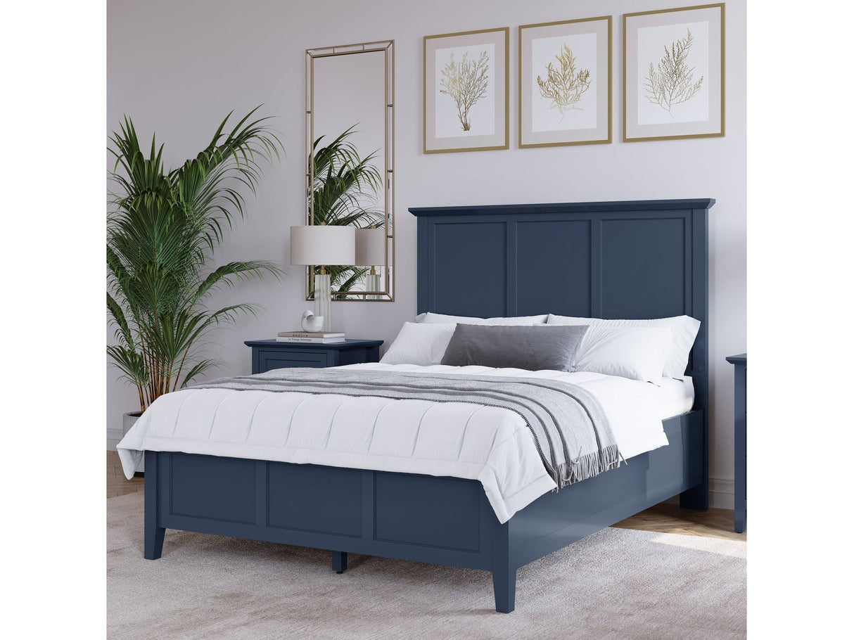 Grace Three Queen Panel Bed in Blueberry by Modus Furniture at Eve Furniture