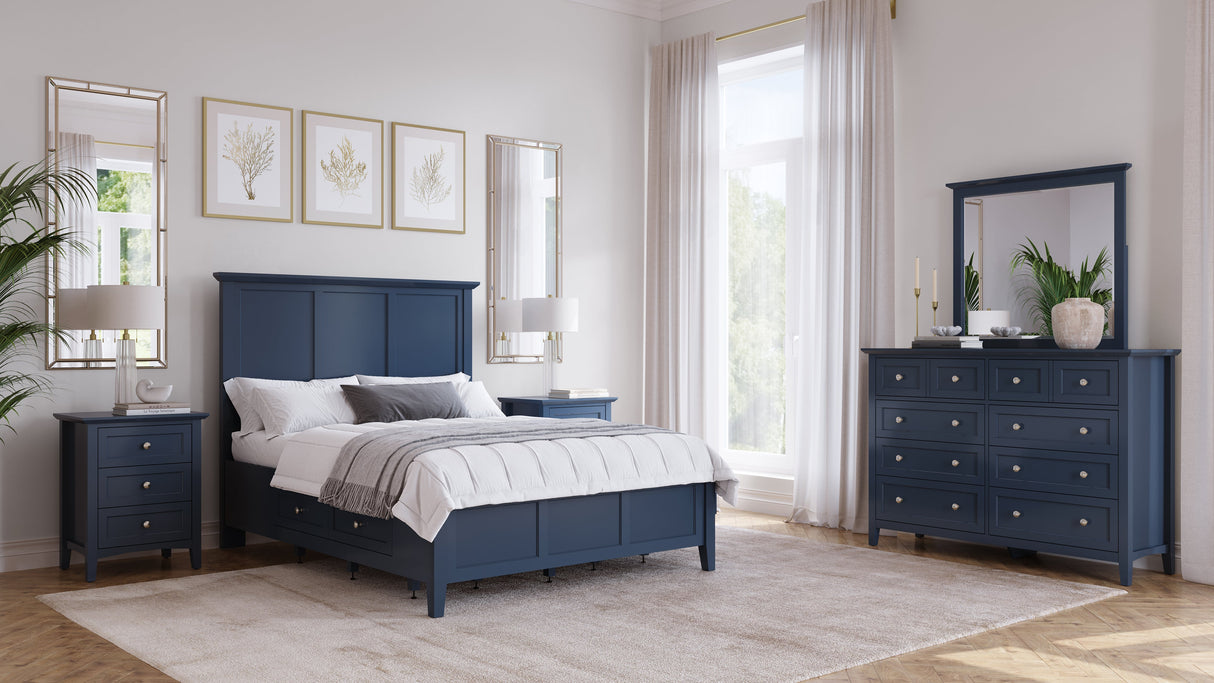 Grace Wall or Dresser Mirror in Blueberry by Modus Furniture at Eve Furniture