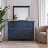 Grace Wall or Dresser Mirror in Blueberry by Modus Furniture at Eve Furniture