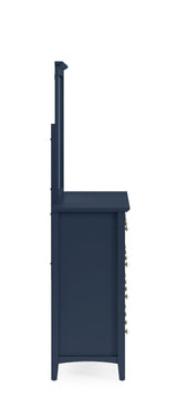 Grace Wall or Dresser Mirror in Blueberry by Modus Furniture at Eve Furniture
