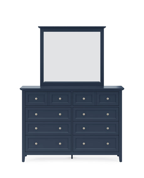 Grace Wall or Dresser Mirror in Blueberry by Modus Furniture at Eve Furniture