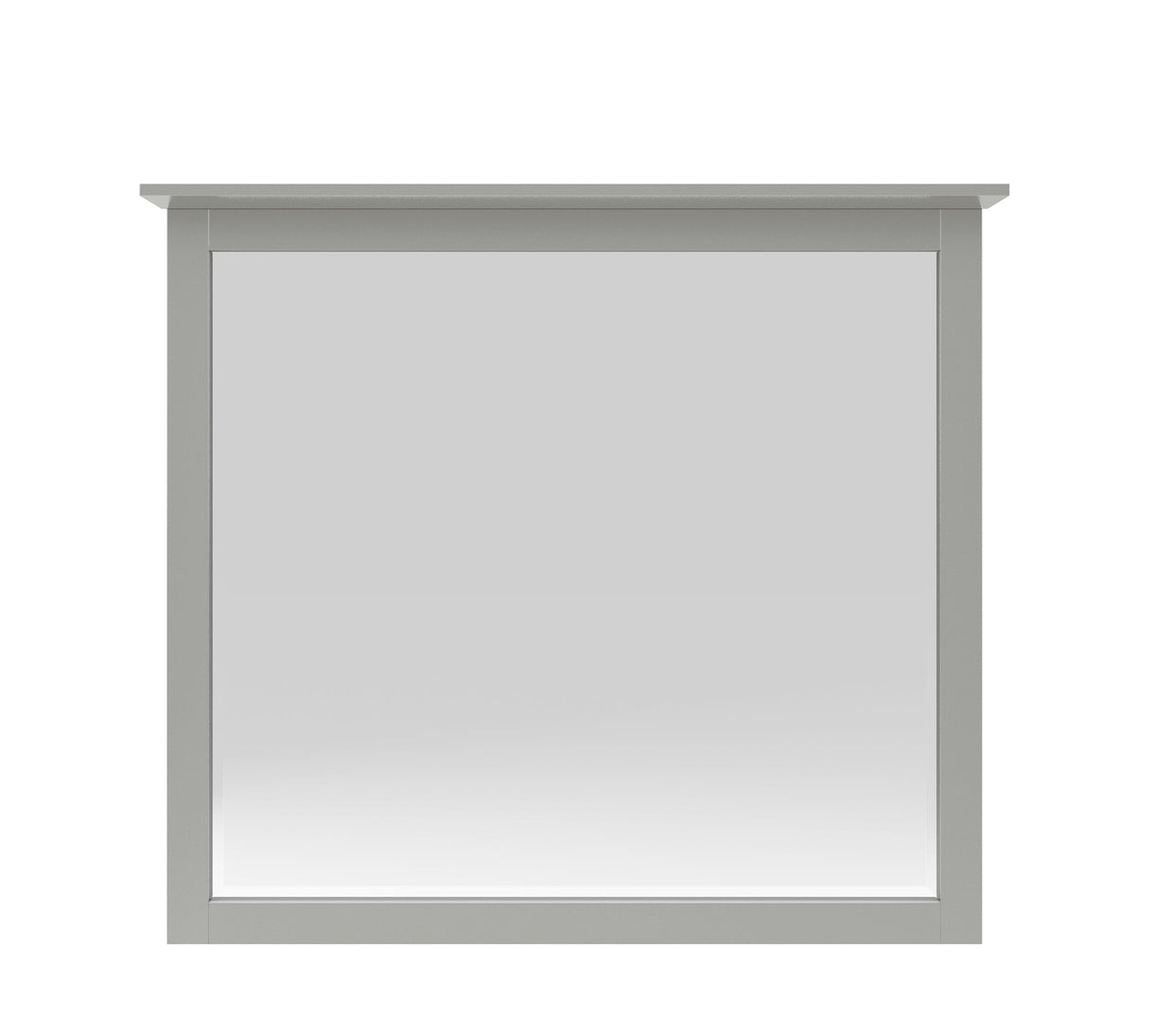 Grace Wall or Dresser Mirror in Elephant Grey by Modus Furniture at Eve Furniture