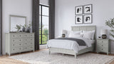 Grace Wall or Dresser Mirror in Elephant Grey by Modus Furniture at Eve Furniture