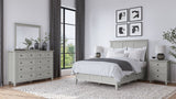 Grace Wall or Dresser Mirror in Elephant Grey by Modus Furniture at Eve Furniture