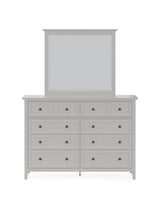 Grace Wall or Dresser Mirror in Elephant Grey by Modus Furniture at Eve Furniture
