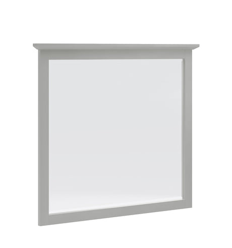 Grace Wall or Dresser Mirror in Elephant Grey by Modus Furniture at Eve Furniture