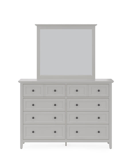Grace Wall or Dresser Mirror in Elephant Grey by Modus Furniture at Eve Furniture