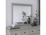 Grace Wall or Dresser Mirror in Elephant Grey by Modus Furniture at Eve Furniture