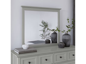Grace Wall or Dresser Mirror in Elephant Grey by Modus Furniture at Eve Furniture