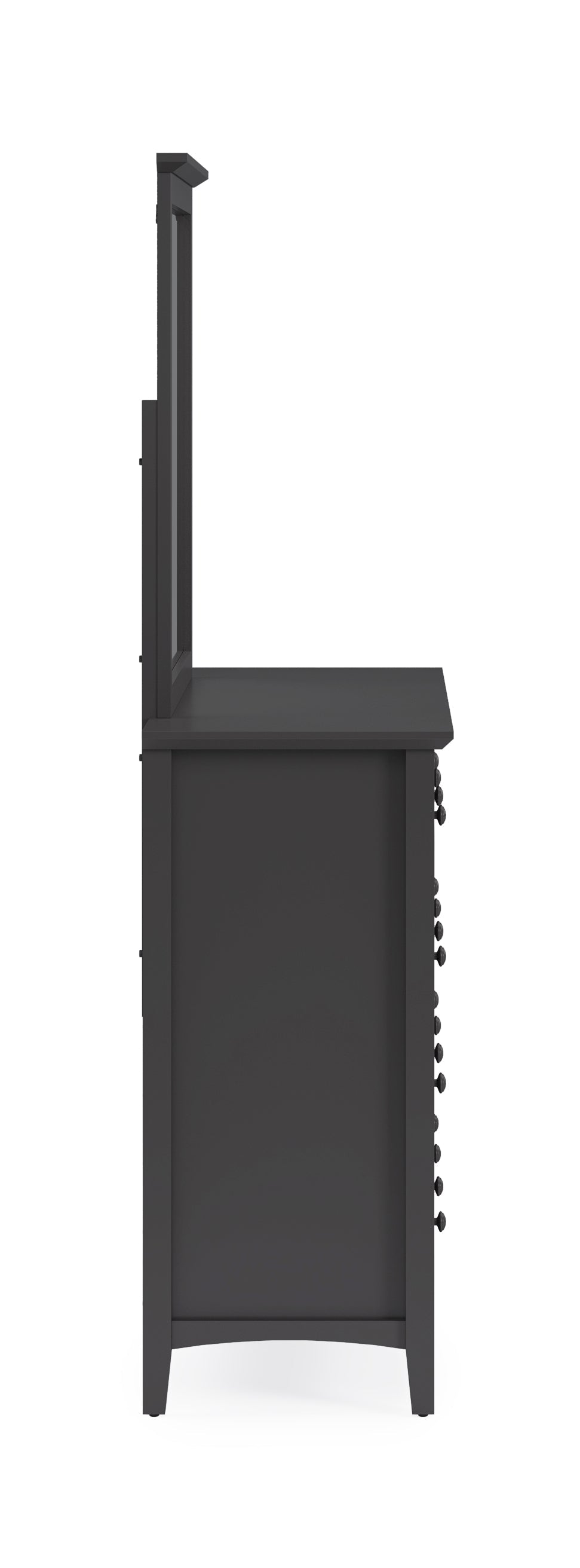 Grace Wall or Dresser Mirror in Raven Black by Modus Furniture at Eve Furniture