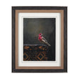 Graceful Poise I (House Finch) by Mercana Studio a Hand Embellished Framed Art Print Matted under Gl by Mercana at Eve Furniture