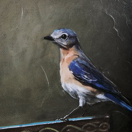 Graceful Poise II (Eastern Bluebird) by Mercana at Eve Furniture