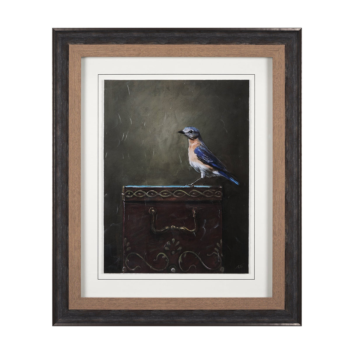 Graceful Poise II (Eastern Bluebird) by Mercana at Eve Furniture