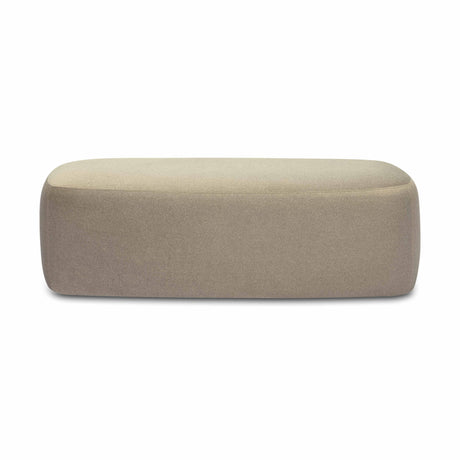 Graceland Faux Mohair Bench by TOV Furniture at Eve Furniture