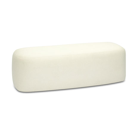 Graceland Faux Mohair Bench by TOV Furniture at Eve Furniture
