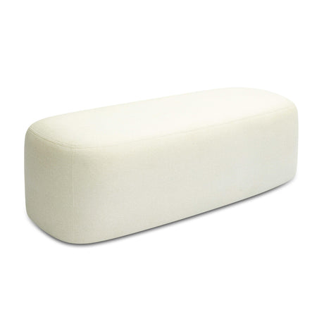 Graceland Faux Mohair Bench by TOV Furniture at Eve Furniture
