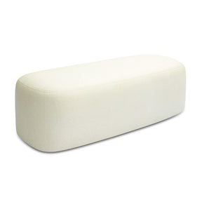 Graceland Faux Mohair Bench by TOV Furniture at Eve Furniture