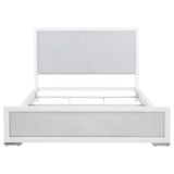 Gracemont Gray and White 57-inch California King Panel Bed by Coaster at Eve Furniture