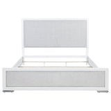 Gracemont Gray and White 57-inch Eastern King Panel Bed by Coaster at Eve Furniture
