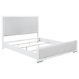 Gracemont Gray and White 57-inch Eastern King Panel Bed by Coaster at Eve Furniture