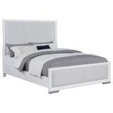 Gracemont Gray and White 57-inch Queen Panel Bed by Coaster at Eve Furniture