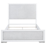 Gracemont Gray and White 57-inch Queen Panel Bed by Coaster at Eve Furniture