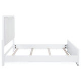 Gracemont Gray and White 57-inch Queen Panel Bed by Coaster at Eve Furniture