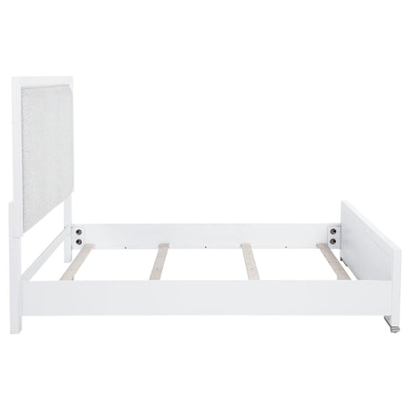 Gracemont Gray and White 57-inch Queen Panel Bed by Coaster at Eve Furniture