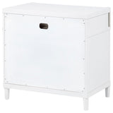 Gracemont White 3-Drawer Bedroom Nightstand Bedside Table by Coaster at Eve Furniture