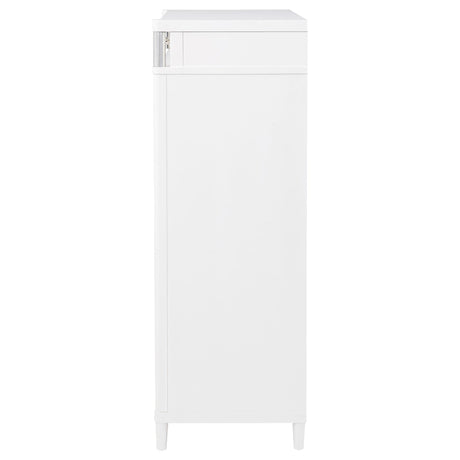 Gracemont White 5-Drawer Bedroom Chest of Drawers by Coaster at Eve Furniture